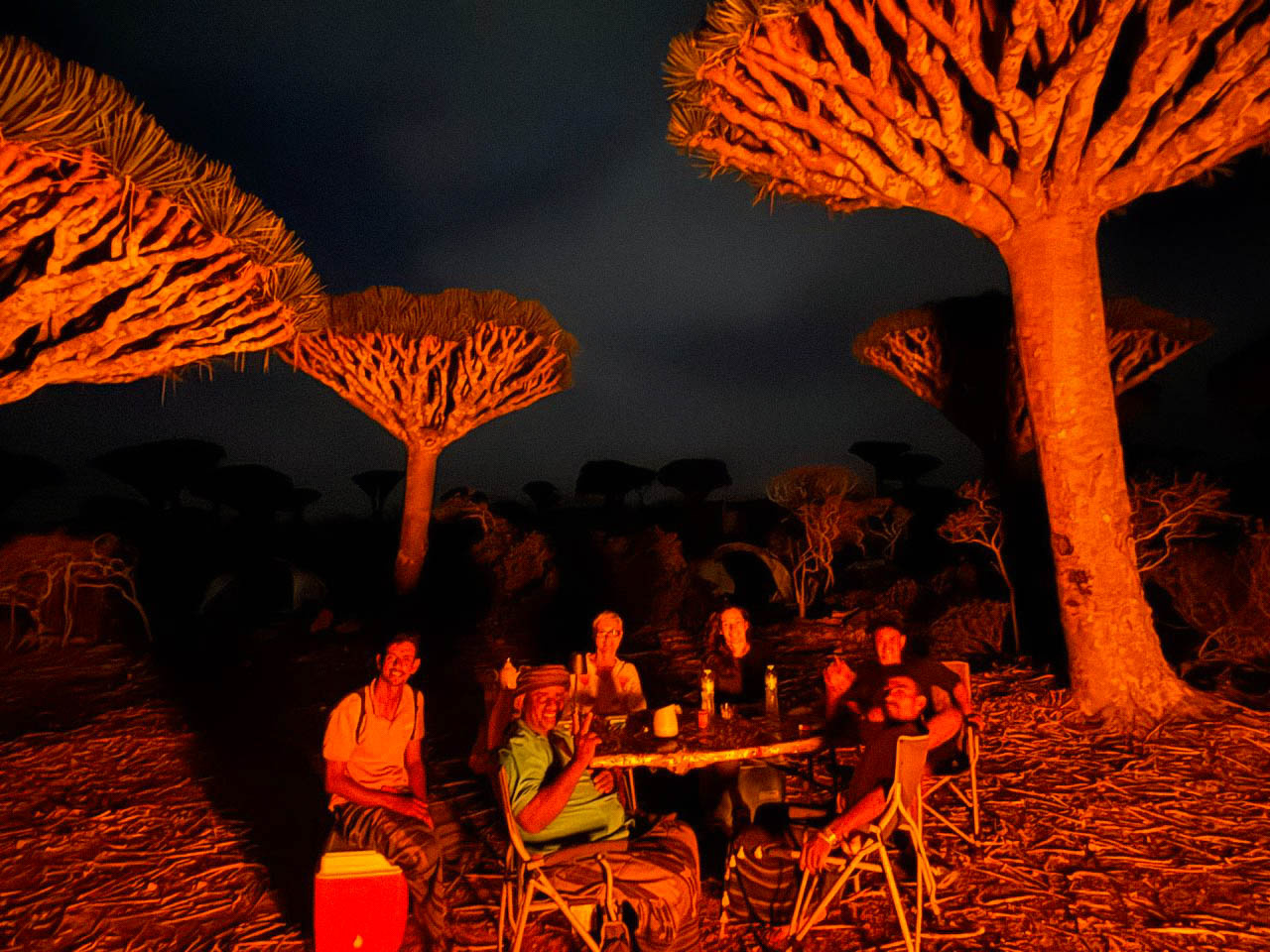 Socotra Outdoors Team with Guests